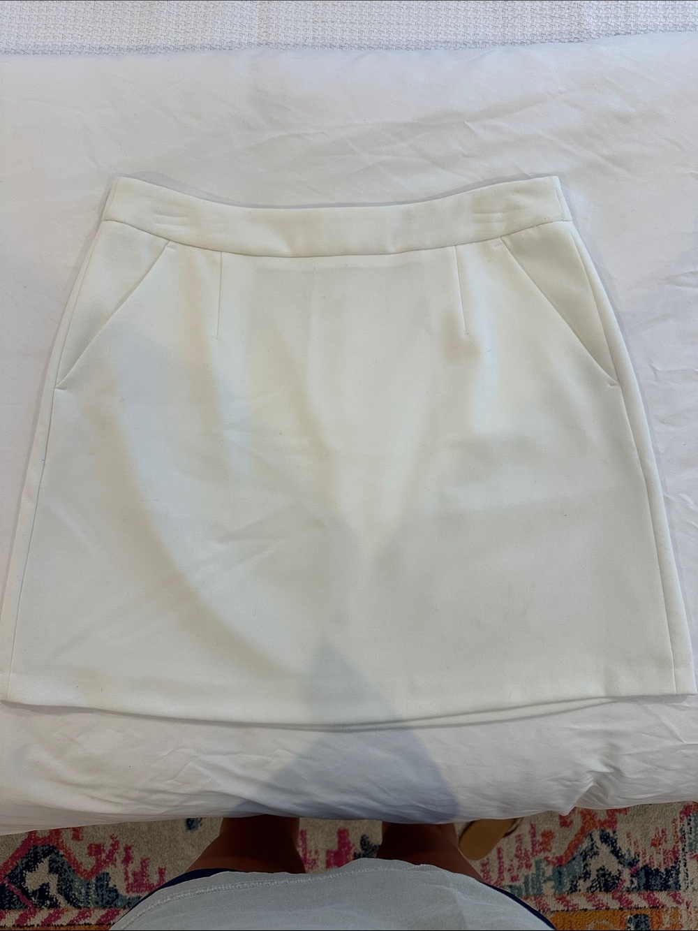 French Connection White Skirt